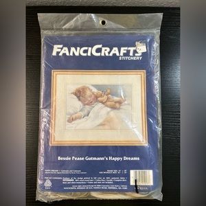 Fancicrafts Stitchery Bessie Pease Gutmann's Happy Dreams Crewel Kit 01013
